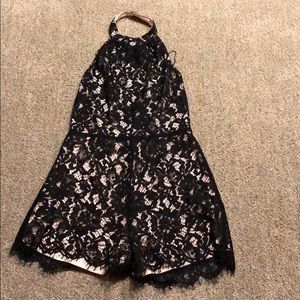 Black Lace Romper - Worn once!